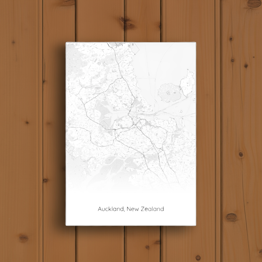 Auckland Map Poster