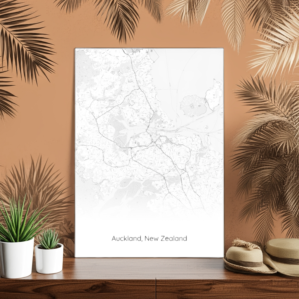 Auckland Map Poster