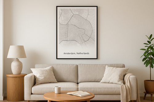 Amsterdam Map Poster