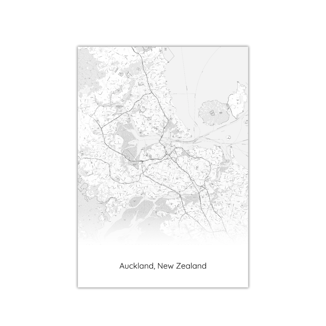 Auckland Map Poster