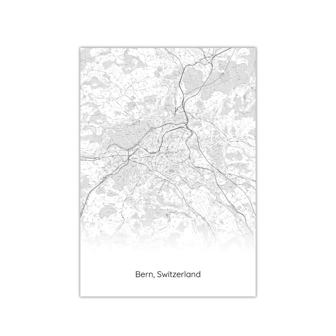 Bern Map Poster