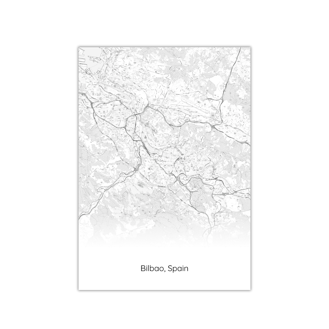 Bilbao Map Poster