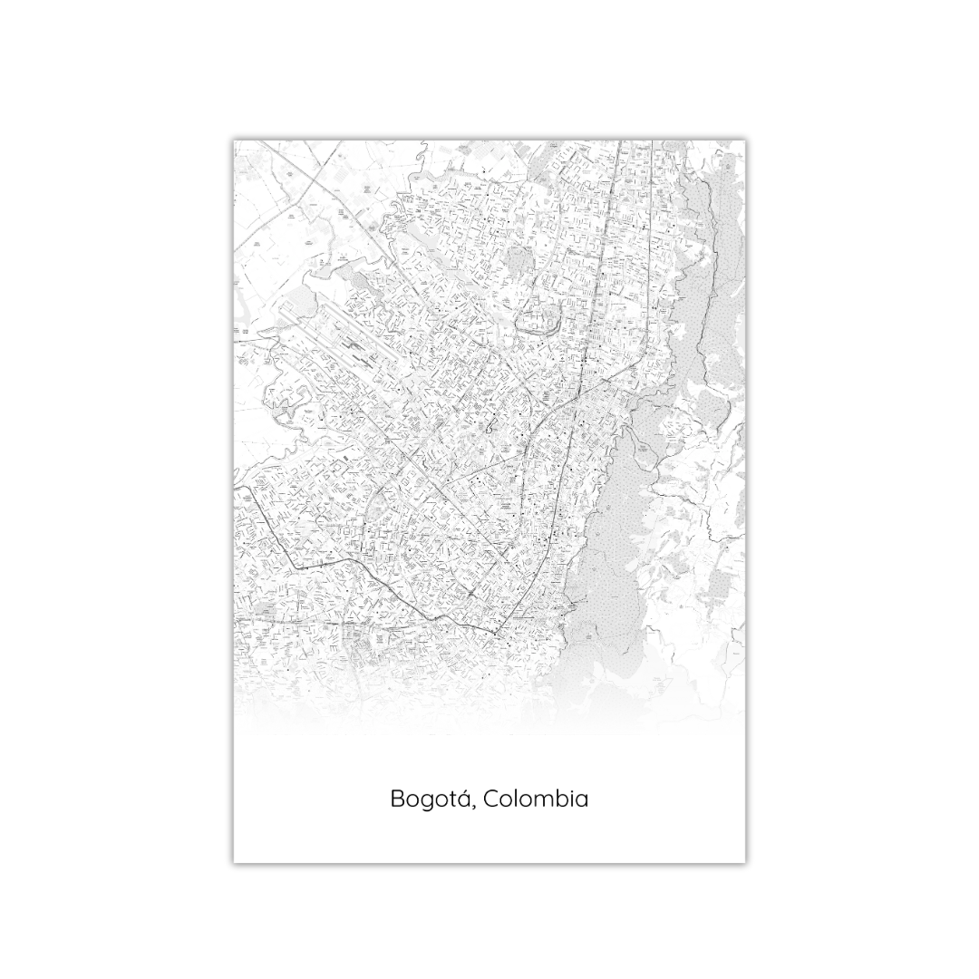 Bogotá Map Poster