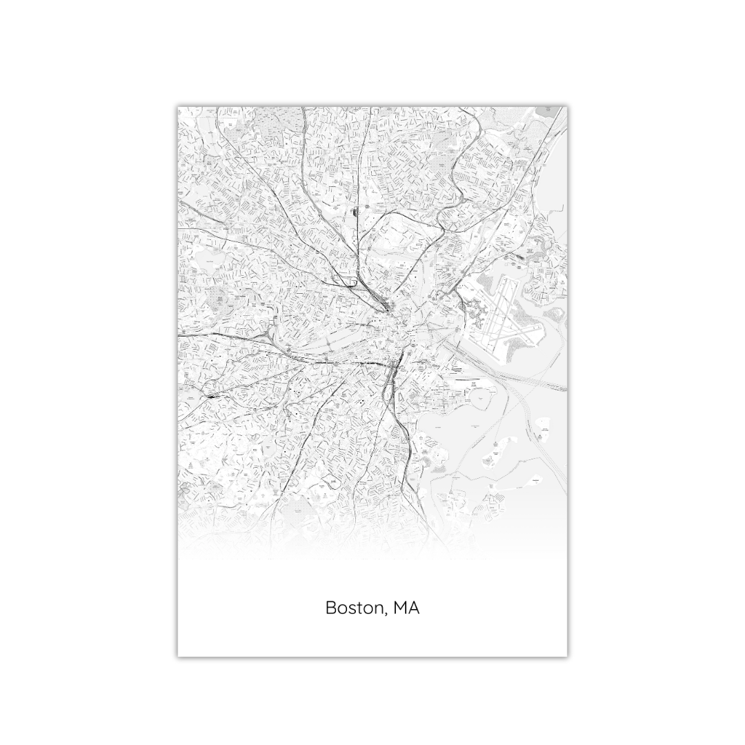 Boston Map Poster