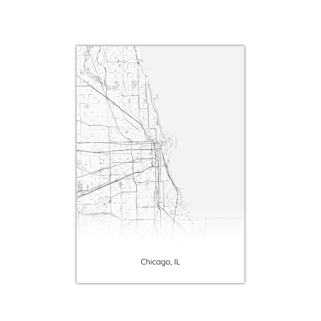 Chicago Map Poster