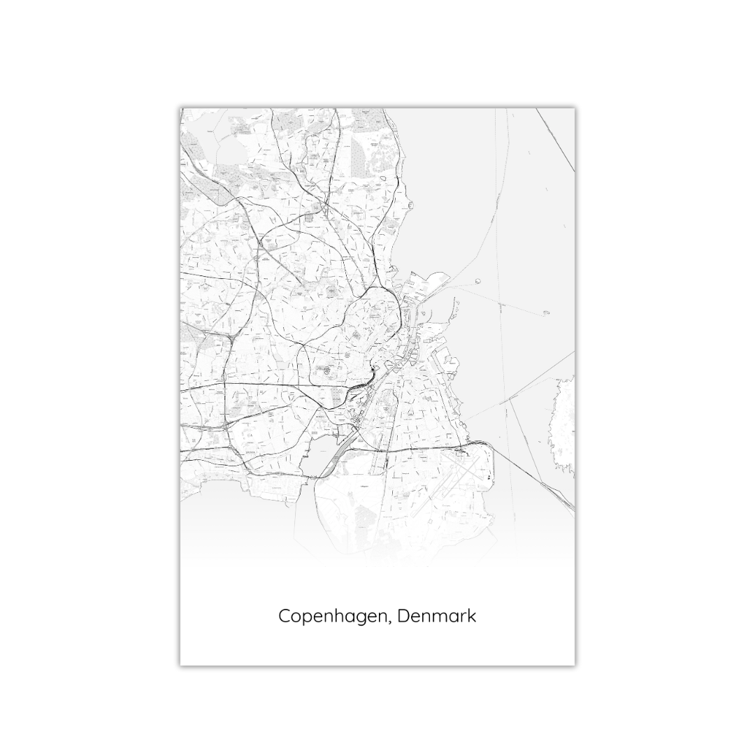 Copenhagen Map Poster