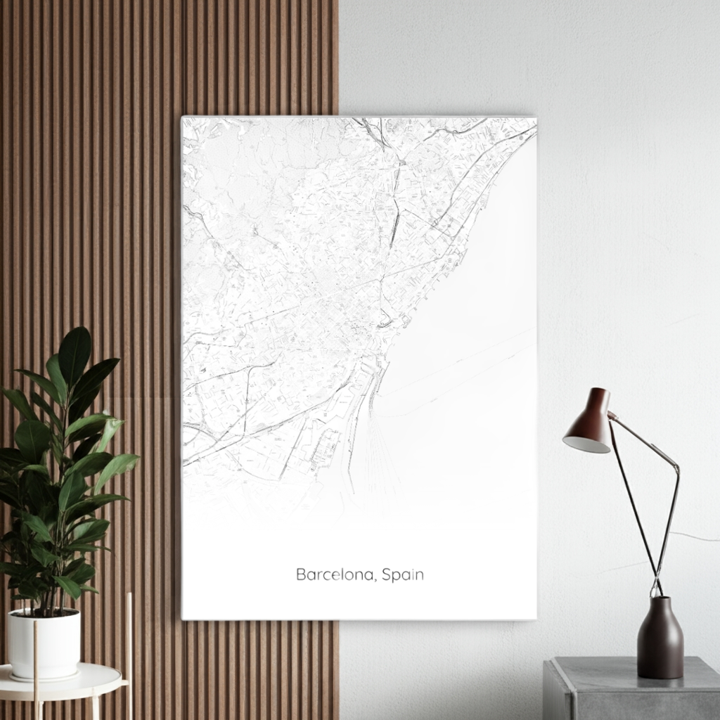 Barcelona Map Poster