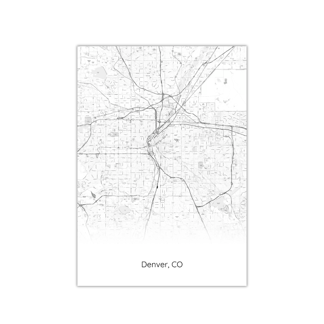 Denver Map Poster