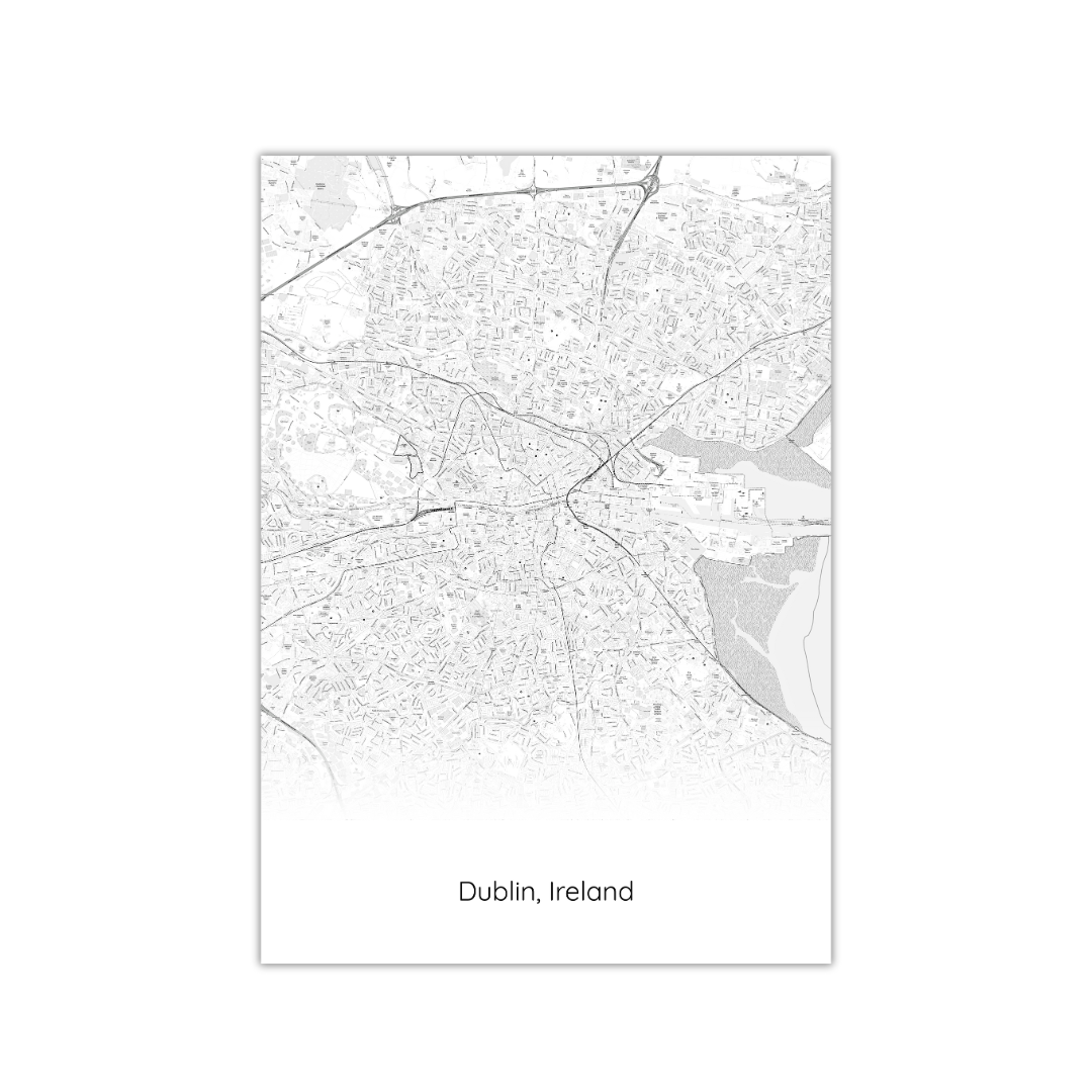 Dublin Map Poster