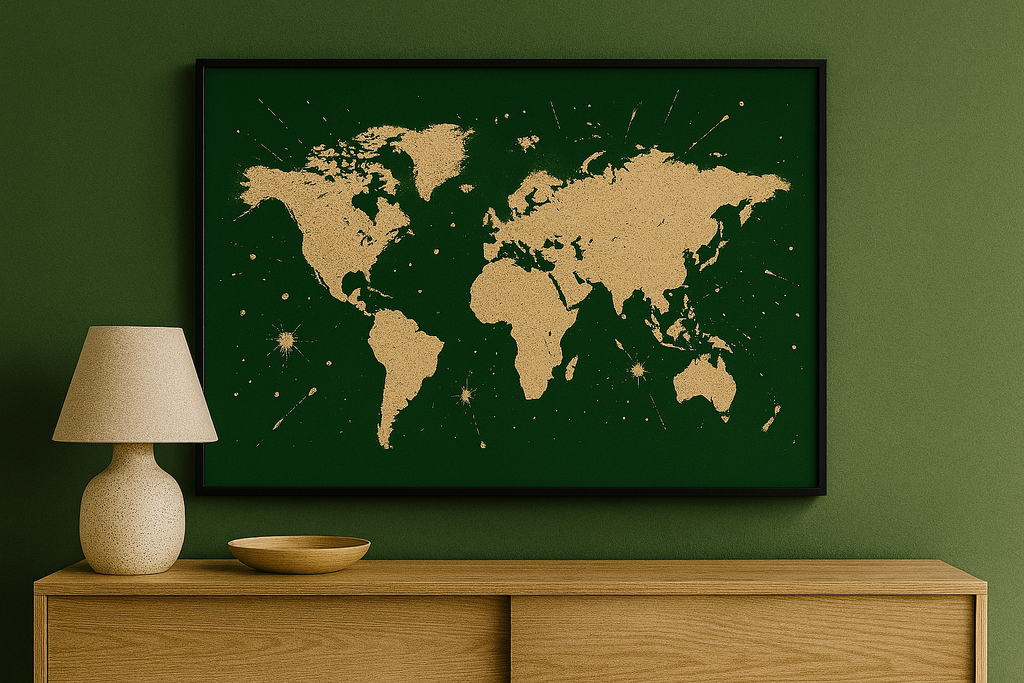 Earthen Pulse World map