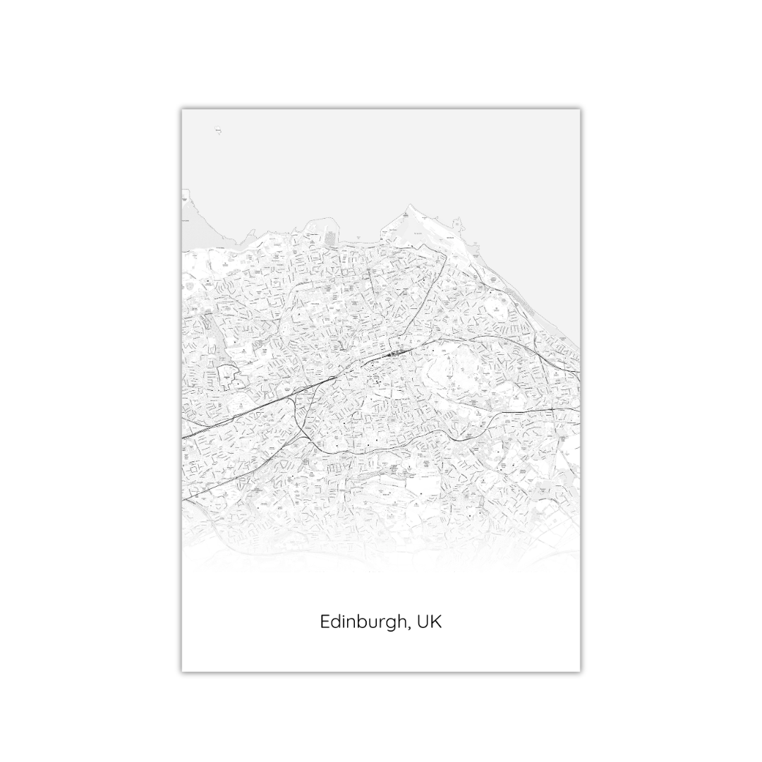 Edinburgh Map Poster