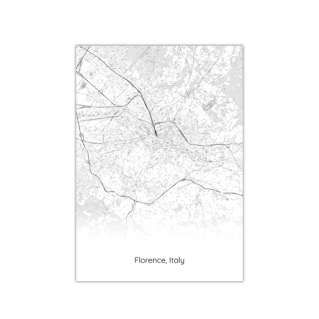 Florence Map Poster