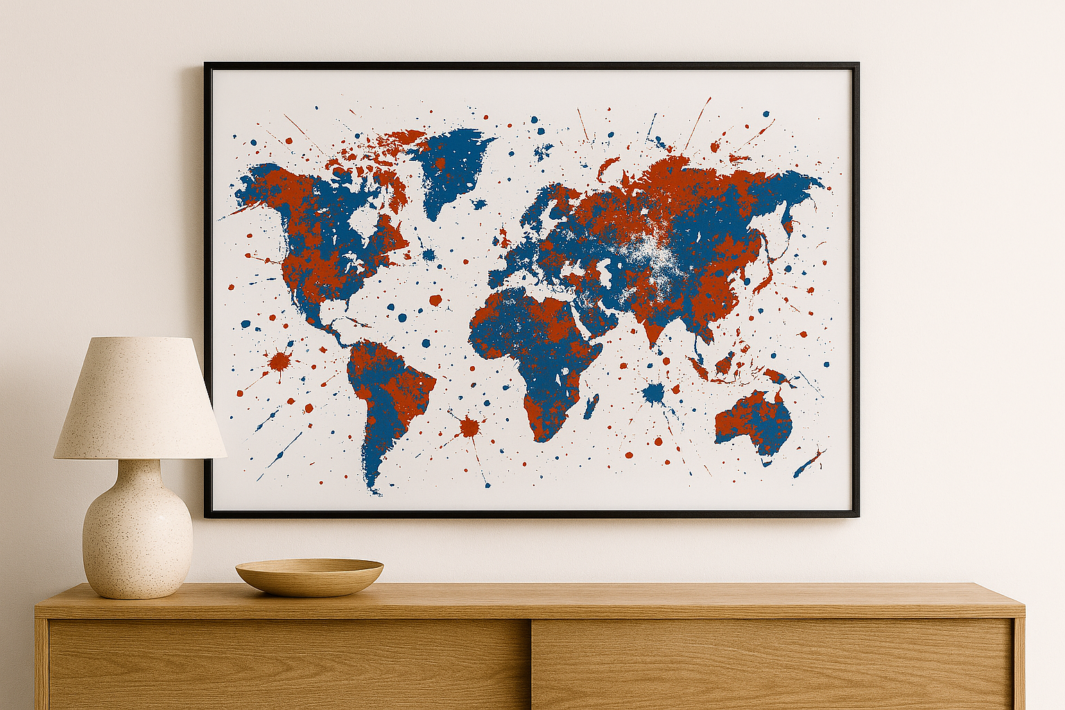Global Contrast World map