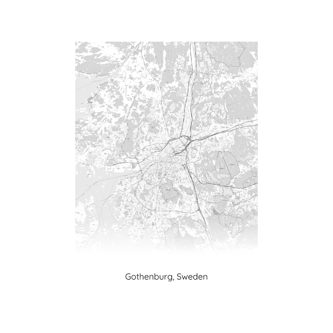 Gothenburg Map Poster