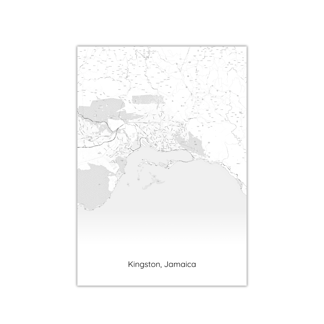 Affiche de la carte de Kingston