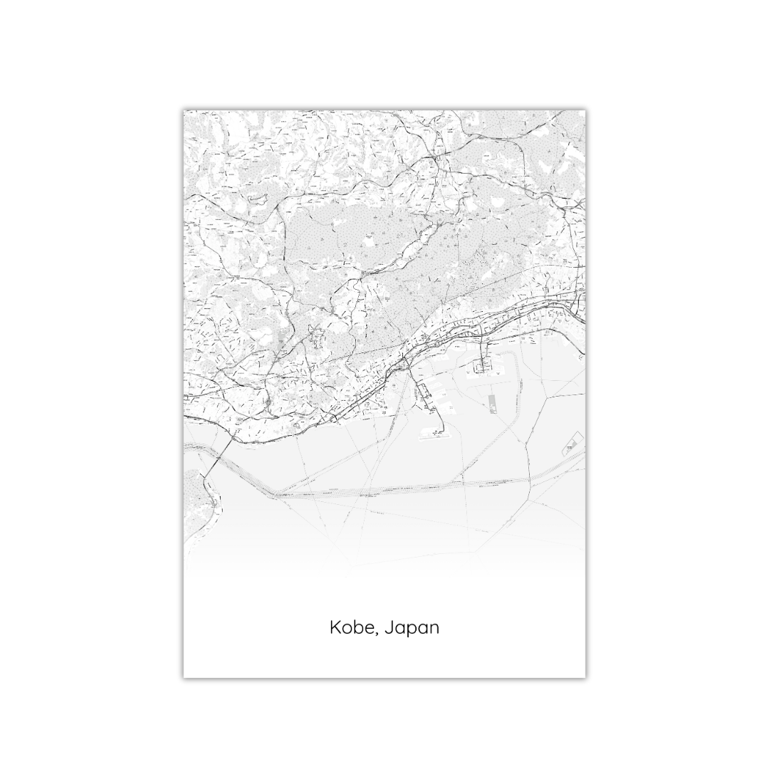 Affiche de la carte de Kobe