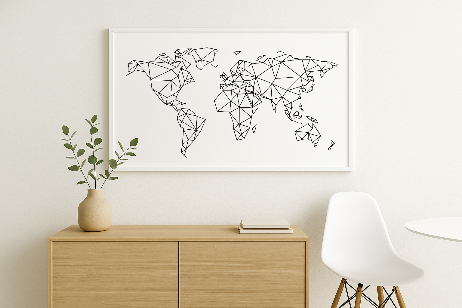 Minimalist World Map