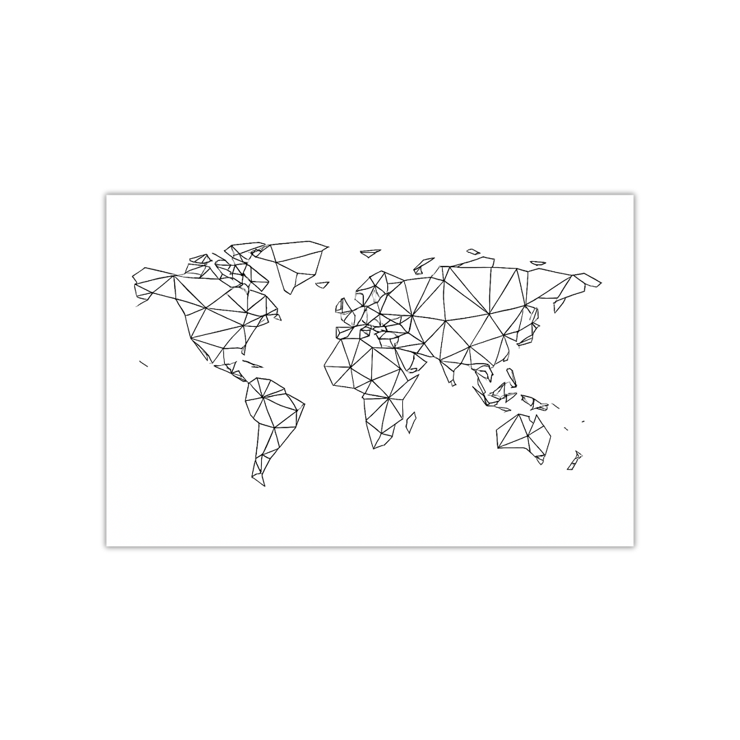 Minimalist World Map
