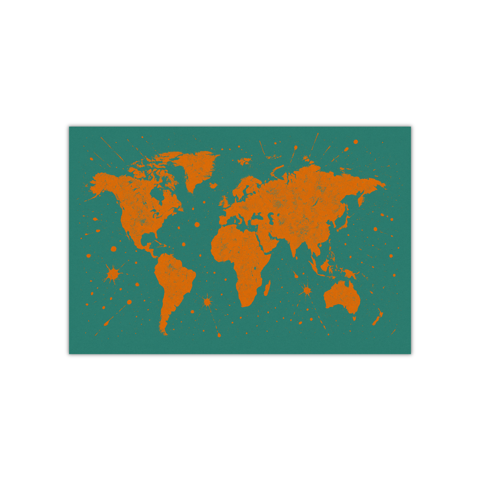 Retro Current World map