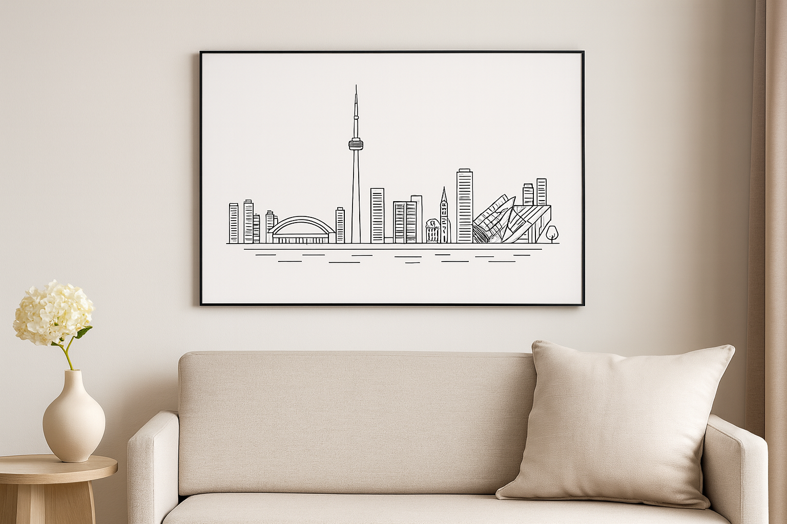 Toronto, Canada Skyline Poster